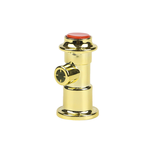 Малый шаровой клапан-КНОПКА-17 Электролитическое покрытие полированного классического цвета, пластмассовый кран